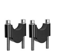 Motorcycle Handlebar Set For Gsxr 750 600 28mm 1/8" 22mm 7/8" 1 Pair Motorcycle Handlebar Riser Bar Mount Handle Clamp Handle Lift Clamp(Black,22mm)