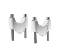 Motorcycle Handlebar Set For VOGE 300 1 Pair Motorcycle 28mm 1/8" 22mm 7/8" Handlebar Riser Bar Mount Handle Clamp Handle Lift Clamp(Silver,28mm)