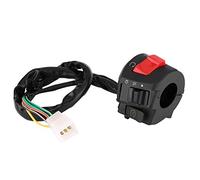 Motorcycle Handlebar Switch, 1 Pair 7/8inch Left & Right Motorcycle Handlebar Headlight Turn Horn Switch High Low Beam Ignition Stop Switch