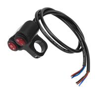 Motorcycle Handlebar Switch 12V Motorcycle Headlight Switch Turn Signal Lights Control Fog Lamps Illumination Buttons Motorbike Accessories(3)