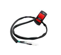 Motorcycle Handlebar Switch 1PCS Universal ON-OFF Button Handlebar Switch Motorcycle Handlebar Fog Light Switch 12VDC For LED Head Lamp Angel Light