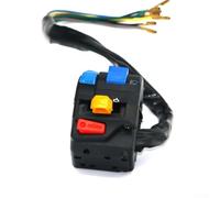 Motorcycle Handlebar Switch 22mm 7/8 Inch 5-Way Control for Horn Headlight Turn Signal Kill Start - Waterproof ABS for Dirt Bike for ATV for Quad Scooter Off-Road