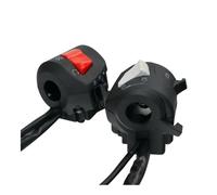 Motorcycle Handlebar Switch 2PC 7/8" 22mm Motorcycle Handle Bar Left Right Switches Horn Turn Signal Headlight Start Handlebar Controller Switch