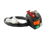 Motorcycle Handlebar Switch Assembly,Multi-Function Control for Horn and Lights,Black ABS Switch for Most Motorcycles,Direct Installation