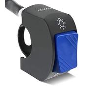Motorcycle Handlebar Switch ATV Light Switch with On Off Push Button for U5 U7 U2 Motorcycles Scooter Electrombile Motorbike-7/8"(22mm) Blue