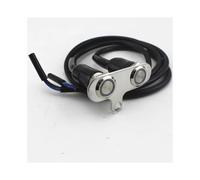 Motorcycle HandleBar Switch Control button 12V Motorcycle Handlebar Switch Short Pitch Mount Adjustable Headlight ON-OFF Button For Bicycle