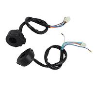 Motorcycle Handlebar Switch Control, Universal 7/8 Inch Left Right Side Switch with Horn High Low Beam Turn Signal, Aluminum Shell for Street Legal Dirt Bikes