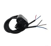 Motorcycle Handlebar Switch for Atv - Dual Button On/off Toggle Switch 12v 10a Aluminum Alloy Fog/headlight/spot Light Control 7/8 (22mm) Grip Mount