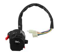 Motorcycle Handlebar Switch for Headlight Horn Light Controls Repair | Plastic and Metal Construction, Plug-in Wiring Connectors, Replacement-friendly Fitting, Quick Installation for Motorcycle