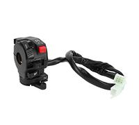 Motorcycle Handlebar Switch, Handlebar Control Switch ABS 22Mm Handlebar Switch Easy Installation for Dirt Quad Motorbike ATV