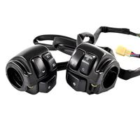 Motorcycle Handlebar Switch Headlight Turn Horn Gear Control Button Switch SOFTAIL SPORTSTER V-ROD 2096 2012 8K1927225B 1G724-97012(Black)