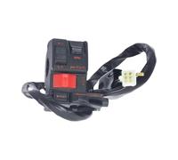 Motorcycle Handlebar Switch L/H Light Switch Big Red Start/Kill/Light/Choke For ATC250 ATC250ES 85-87