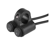 Motorcycle Handlebar Switch - Motorcycle Double Control Button Switch,22Mm Universal Motorcycle Handlebar Headlight Brake Fog Lights Horn Dual Button Switch Model B