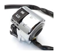 Motorcycle Handlebar Switch Right Or Left Side Chrome Plated Control Switch For GY6 Moped Retro Scooter 125cc 150cc(Left side)