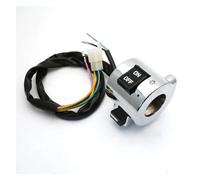 Motorcycle Handlebar Switch Right Or Left Side Chrome Plated Control Switch For GY6 Moped Retro Scooter 125cc 150cc(Right side)
