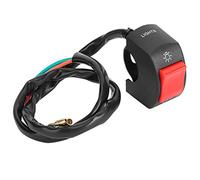 Motorcycle Handlebar Switch, Universal 12V 10A, 7/8inch Mount LED Headlight On/Off Switch with Button Operated for Motorcycle Riders, Modifications, Repairs, and Accessories