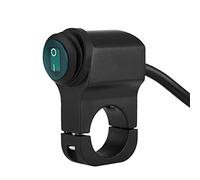 Motorcycle Handlebar Switch, Universal 22mm 12V Handlebar Switch Waterproof Motorcycle Handlebar On Off Switch Headlight Fog Light Spot Light On/Off Switch