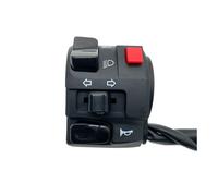 Motorcycle Handlebar Switches Left 22mm Motorcycle Switches Motorbike Horn Button Turn Signal Warning Light Handlebar Controller Switch Indicator Control Accessories