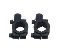 Motorcycle Handlebar Thread Universal Mirror Mount Clamp Rear View Holder Adapter Base Handlebar Riser(2pcs 8mm)
