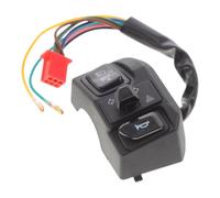 Motorcycle Handlebar Turn Signal Control Switch Horn Button Black