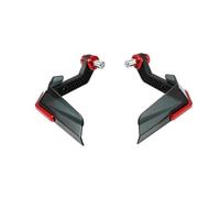 Motorcycle Handlebar Wind Deflector Universal Protector Modification Protective Gear CNC Aluminum Alloy Motorbike Hand Guard Handguard Shield Windproof(2)