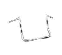 Motorcycle Handlebars 10/12/14/16" Rise 1.25 inch Fat Black(12 inch Gloss Black)