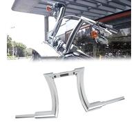 Motorcycle handlebars 12/14/16" Rise 2" Motorcycle Ape Hanger Handlebar Accessories For Harley For Touring For Road King FLHR/C/I/FLHRSE/FLHP/E/I/ 1994-2018(Chrome 12 inch)