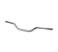 Motorcycle Handlebars Drag Bar,Compatible 22mm 7/8'' Motorcycle Handlebar Aluminum Alloy T6061 Dirt Pit Bike Anodizing Handle Bars Anti Rust Steering Wheel 7/8''(Titanium-laser logo)