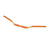 Motorcycle Handlebars Drag Bar, Motorcycle Handlebar Set with Bar Pad Grips Clamps 1 1/8" 28mm CNC Orange Green Gold Red Blue Black(Orange)