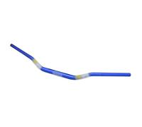 Motorcycle Handlebars Drag Bar, Motorcycle Handlebar Set with Bar Pad Grips Clamps 1 1/8" 28mm CNC Orange Green Gold Red Blue Black(Blue)