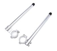 Motorcycle Handlebars For Universal 7/8"22mm Handlebar Motorbike 37-51 41MM Rised CNC Aluminum Motorcycle Handlebar Clip-Ons Handle Bar Clip ons