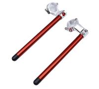 Motorcycle Handlebars For Universal 7/8"22mm Handlebar Motorbike 37-51 41MM Rised CNC Aluminum Motorcycle Handlebar Clip-Ons Handle Bar Clip ons