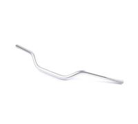 Motorcycle Handlebars,Motorbike Handlebar 22mm 7/8'' Motorcycle Handlebar Aluminum Alloy T6061 Dirt Pit Bike Anodizing Handle Bars Anti Rust(Silver-laser logo)