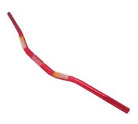 Motorcycle Handlebars Motorcycle 1 1/8" 28MM CNC Handlebar Hand Fat Handle Bar Dirt Bike PRO Taper Motorbike Handlebar (Color : Red A)
