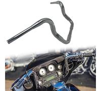 Motorcycle handlebars Motorcycle Accessories Ape Hanger Handlebars 1.5 Inch For Harley For Davidson Street Glide Special FLHXS 2014-2023 CVO For Limited FLHTKSE 2014-2022(Chrome,12")