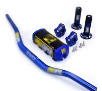 Motorcycle Handlebars Motorcycle Handlebar For PRO Taper Pack Bar 1-1/8" Handle Bar Pads Grips Motocross Dirt Pit Bike CNC 28.5mm Adapter Motorbike Handlebar (Color : Blue PT)