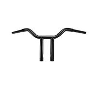 Motorcycle Handlebars Rise T-bars 1'' Drag Bars 10'' 12'' 14'' Height(Black 10inch)