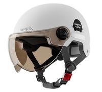 Motorcycle Hard Hat For Men - Scooter Helmet | Cruiser Scooter Motorcycles Half Safety Hat | Open Face Motorcycle Hard Hats With Sun Visor For Men Women