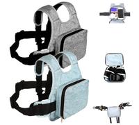Motorcycle Harness for Kids 2Pcs Foldable Child Motorcycle Harness with Storage, Reflective Kids with Adjustable Strap Breathable Child for Riding