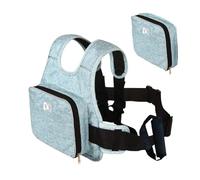 Motorcycle Harness for Kids, Oxford Cloth Kids Safety Harness with Bag, Reflective Kids Motorcycle Safety Belts, Foldable Travel Harness for Kids Aged 1-12, Safe Ride, Travel
