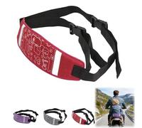Motorcycle Harness for Kids, Safety Seat Belt, Adjustable Kid Motorcycle Safety Belt with Reflective Strap Safety Seat Belt, MotorbikeTravel Protection Gear Children On Bikes Scooters (Red)