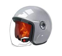 Motorcycle Hat - ABS Half Helmet 65cm Max Head Circumference | Lightweight Riding Headwear for Adults and Teenagers | Comfortable Protective Gear for Motorbike and Electric Bike Commuting or Road Trip
