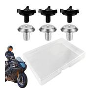 Motorcycle Hat Visor Screws - Aluminum Visor Screw Kit For Motocross Hat, Fasteners | Replacement Helmet Fixing Screws, Secure Mount Hardware Set For Motorbike Riders,
