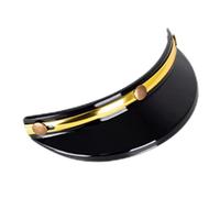 Motorcycle Hats Visor/Shield | Helmets Visor with Three-Clip Design - Helmets Shield Helmets Accessories in Vintage Style for Motocross Helmets