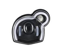 Motorcycle Head Lamp For BMW G650GS For Sertao R13 2011-2017 LED Headlight Motorcycle Lights Hi/Low Beam White DRL Devil Eye Lamp Headlight(Blue Devil Eye)