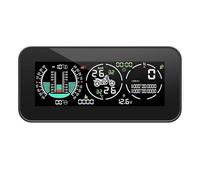 Motorcycle Head Up Display F3 HUD GPS Speedometer Roll Angle Pitch Angle Tire Pressure Monitoring Altitude Time Voltage Compass