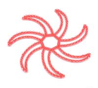 Motorcycle Headband Inner Pad Silicone Replacement Liner Non-Slip Comfort Fit for Helmets and Scarves (Red)