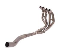 Motorcycle Header 51mm Slip On Exhaust Motorcycle Titanium Alloy Header Link Pipe For Ninja ZX25R ZX-25R 2020-2022 Exhaust Type(Onecolor)