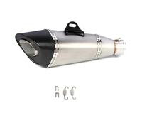 Motorcycle Header 60mm Motorcycle Exhaust Pipe Muffler For CBR650R CBR1000RR MT07 R6 R1 FZ6 Z1000 For Ninja 400 ZX10R Exhaust Type(A)