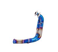 Motorcycle Header For DUKE 790 890 890R Motorcycle Exhaust Pipe Escape Refit Semi-Blue Front End Upgrade Kit Exhaust Type(TYPE-D)